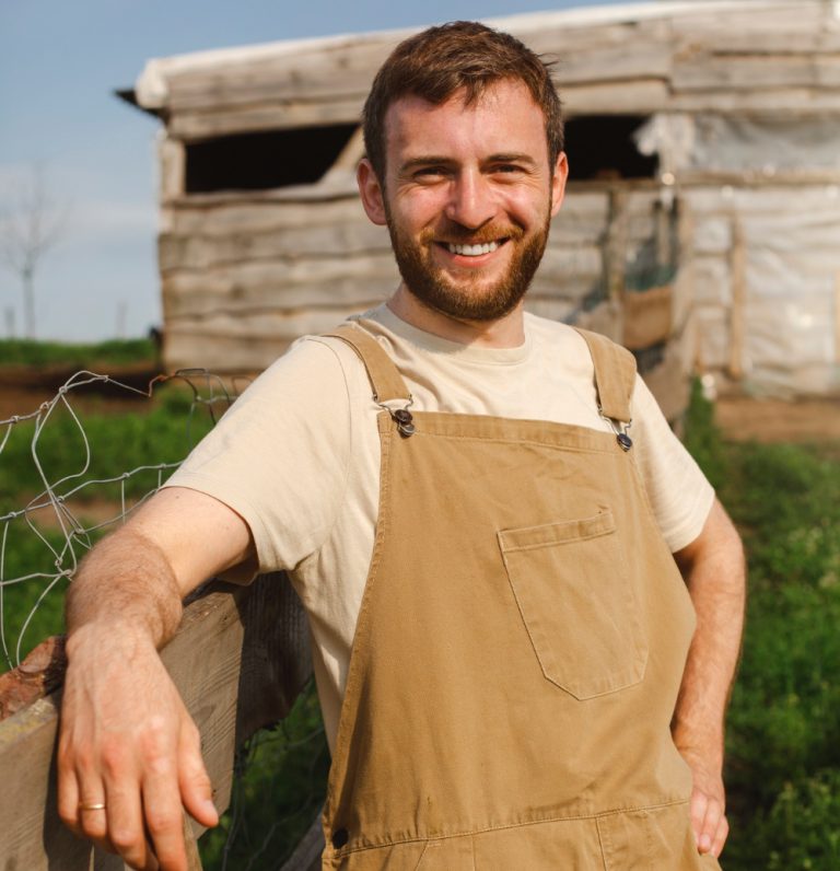 producteur avec le sourire